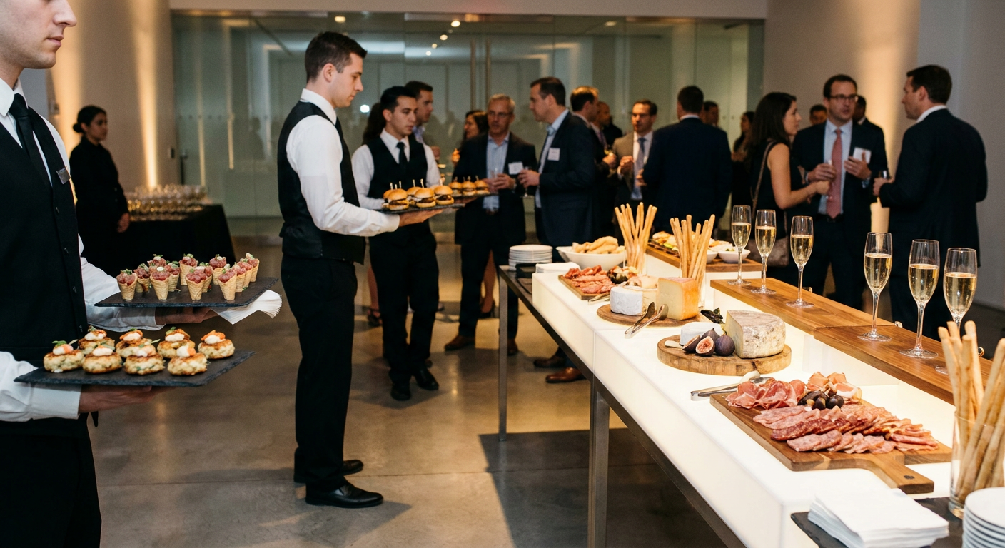 Dallas corporate event photography - high-end catering and hospitality service example 1