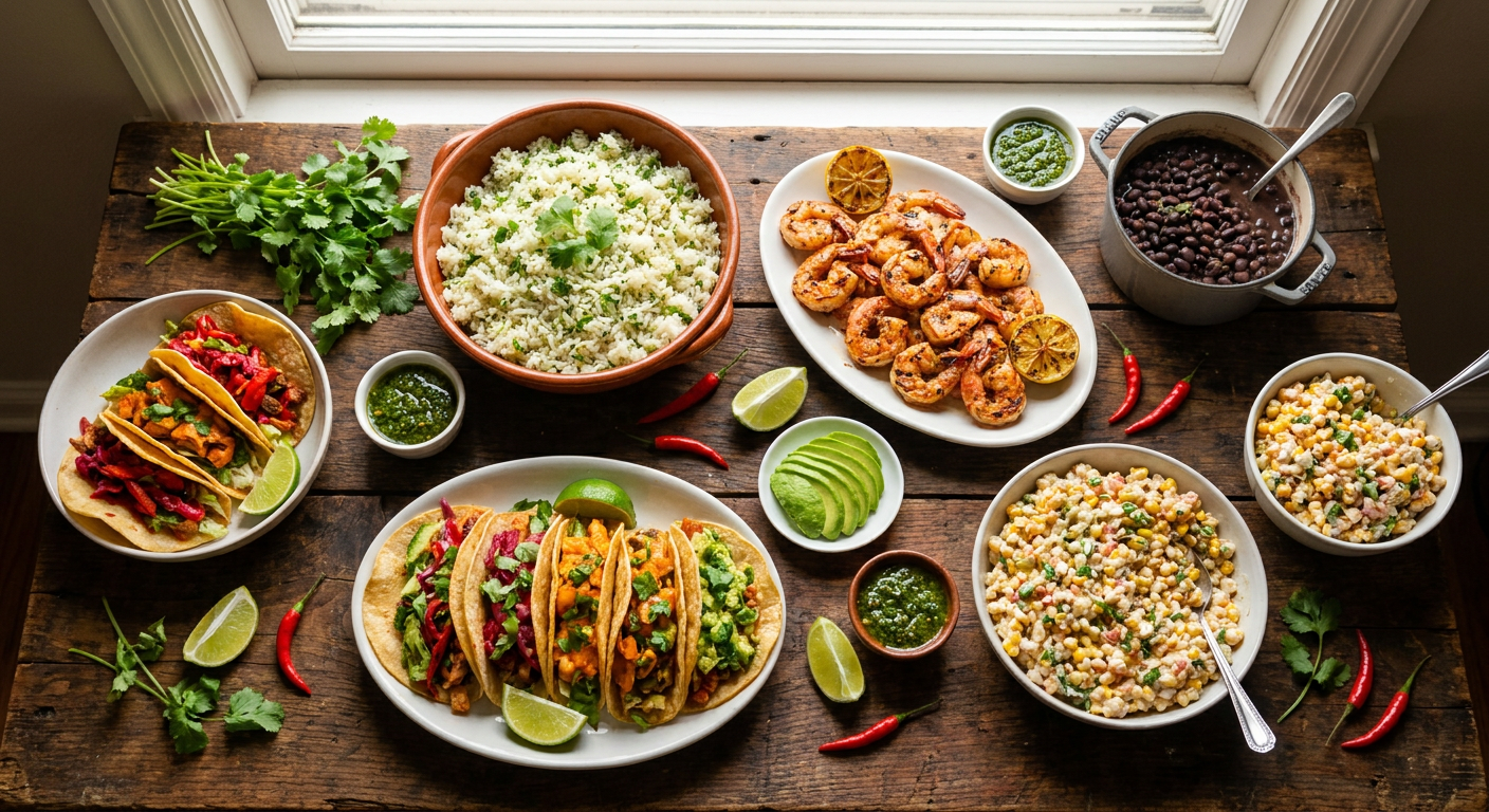 Latin cuisine collection - chef-prepared dishes for Dallas corporate catering